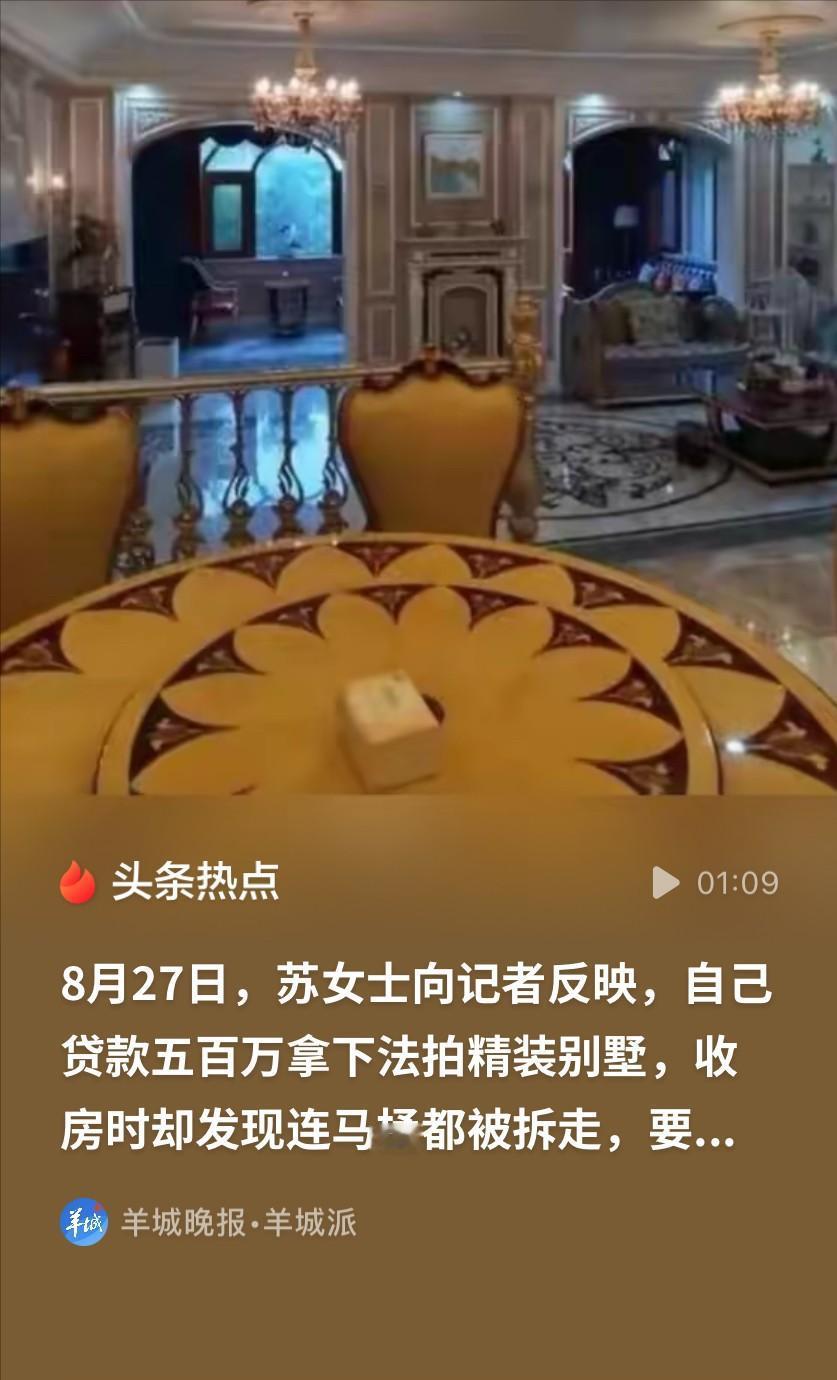 吃相不要太难看！8月28日澎湃新闻报道，湖南长沙，一名女子贷款500万拍