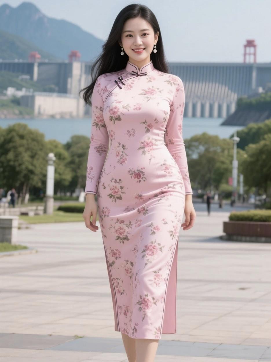 《现代灵魂，古典衣摆》钢筋丛林里步履匆匆向远方你裹着月光裁一段旧时光