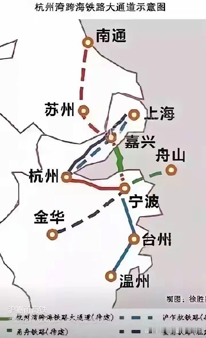 通苏嘉甬高铁不只是通宁波嘉兴上海宁波杭州：不用绕上海通达苏州南通宁波：不用绕