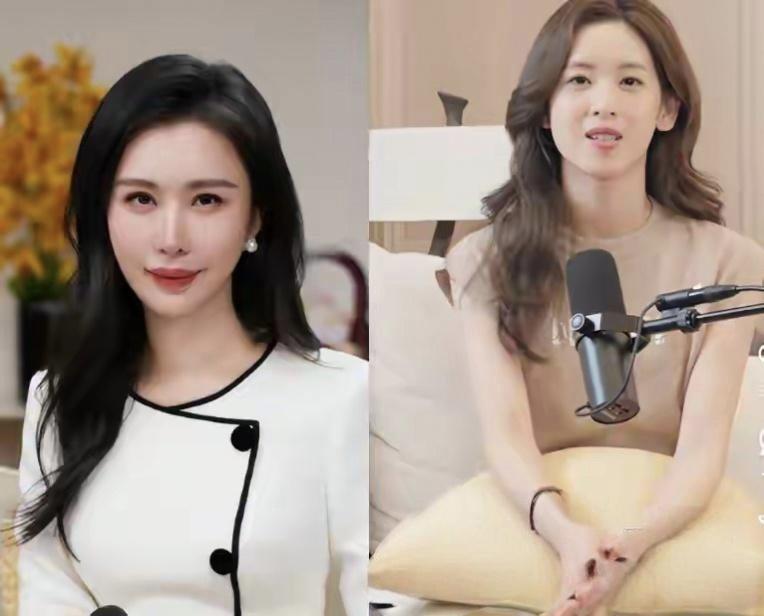 田朴珺和章泽天，这两个站在财富顶端的女人，就像夜玫瑰和塑料花，一个熏鼻无色，一个