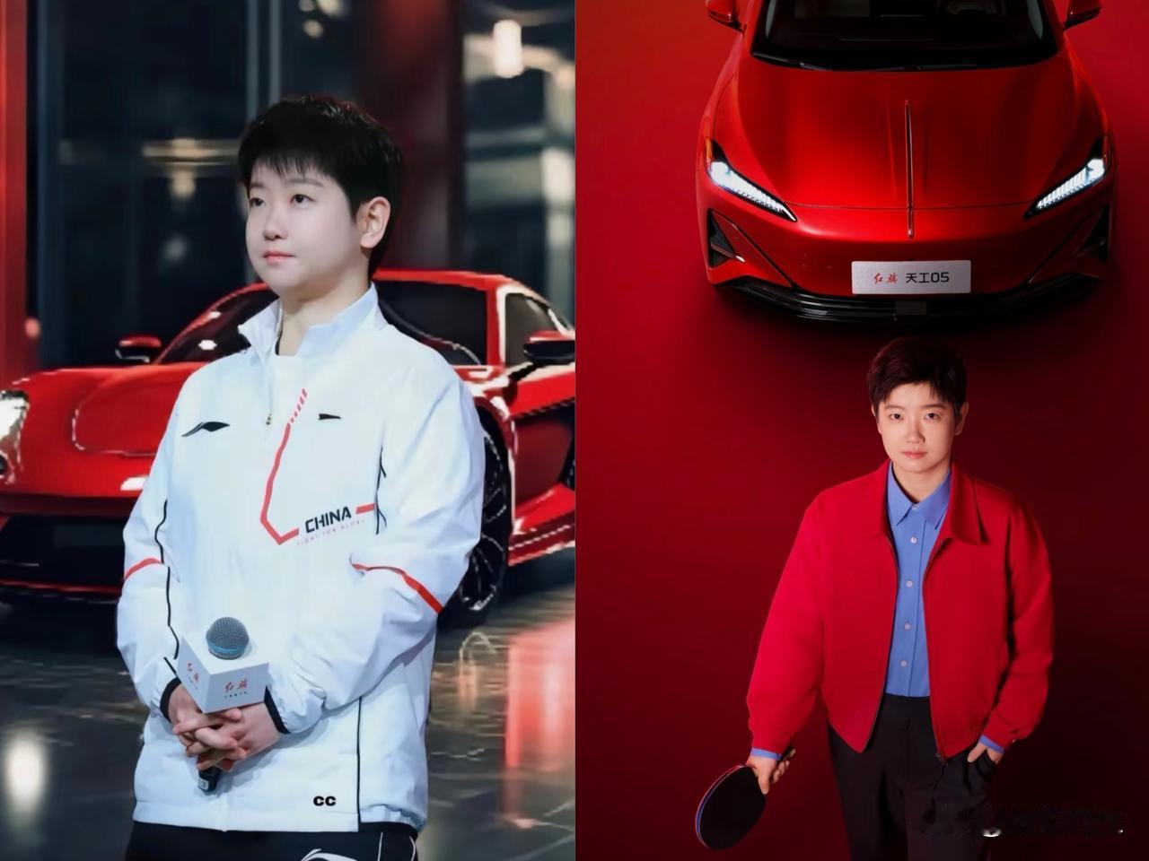 太让人意外，孙颖莎改行啦，不当运动员，去当司机了！看惯了孙颖莎拿球拍的大