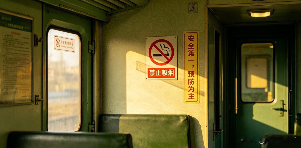 很多人觉得绿皮火车年代久、风气松，开窗就能抽烟，没什么大不了。但其实车厢空间封闭