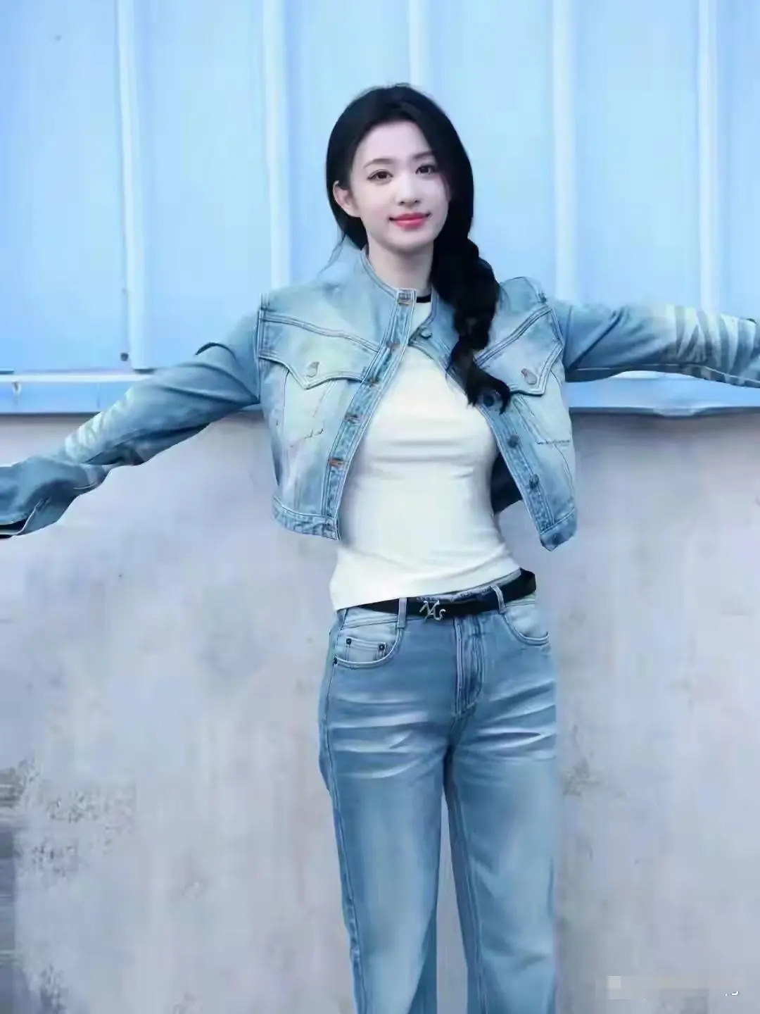 王楚然太美了，身材也好