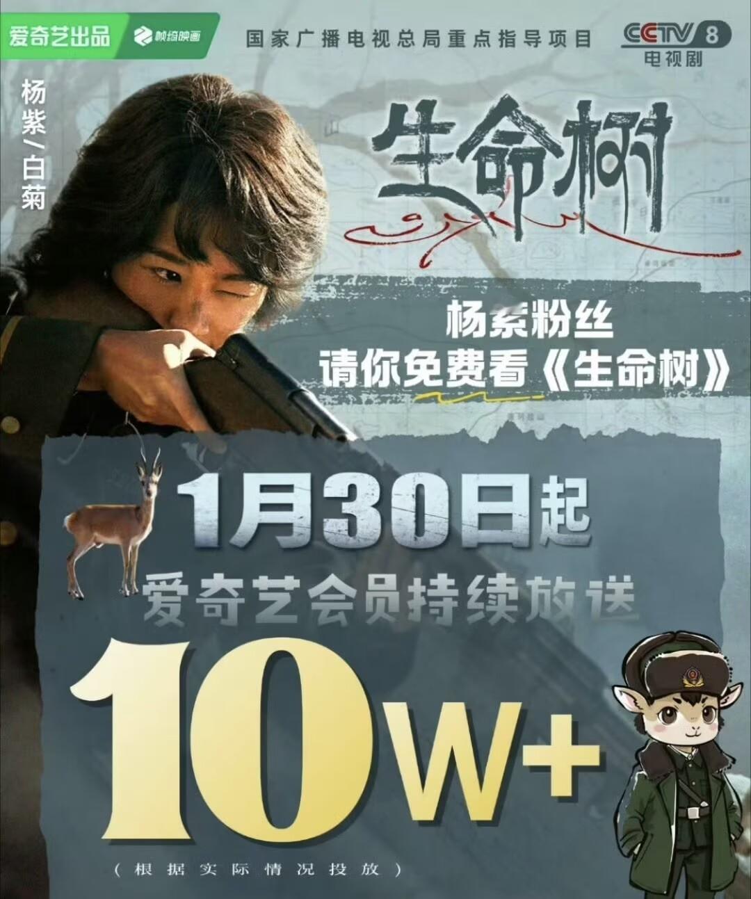 《生命树》招商创爱奇艺纪录真的一点不意外，胡歌杨紫双加持，老胡还演了原型，有题材