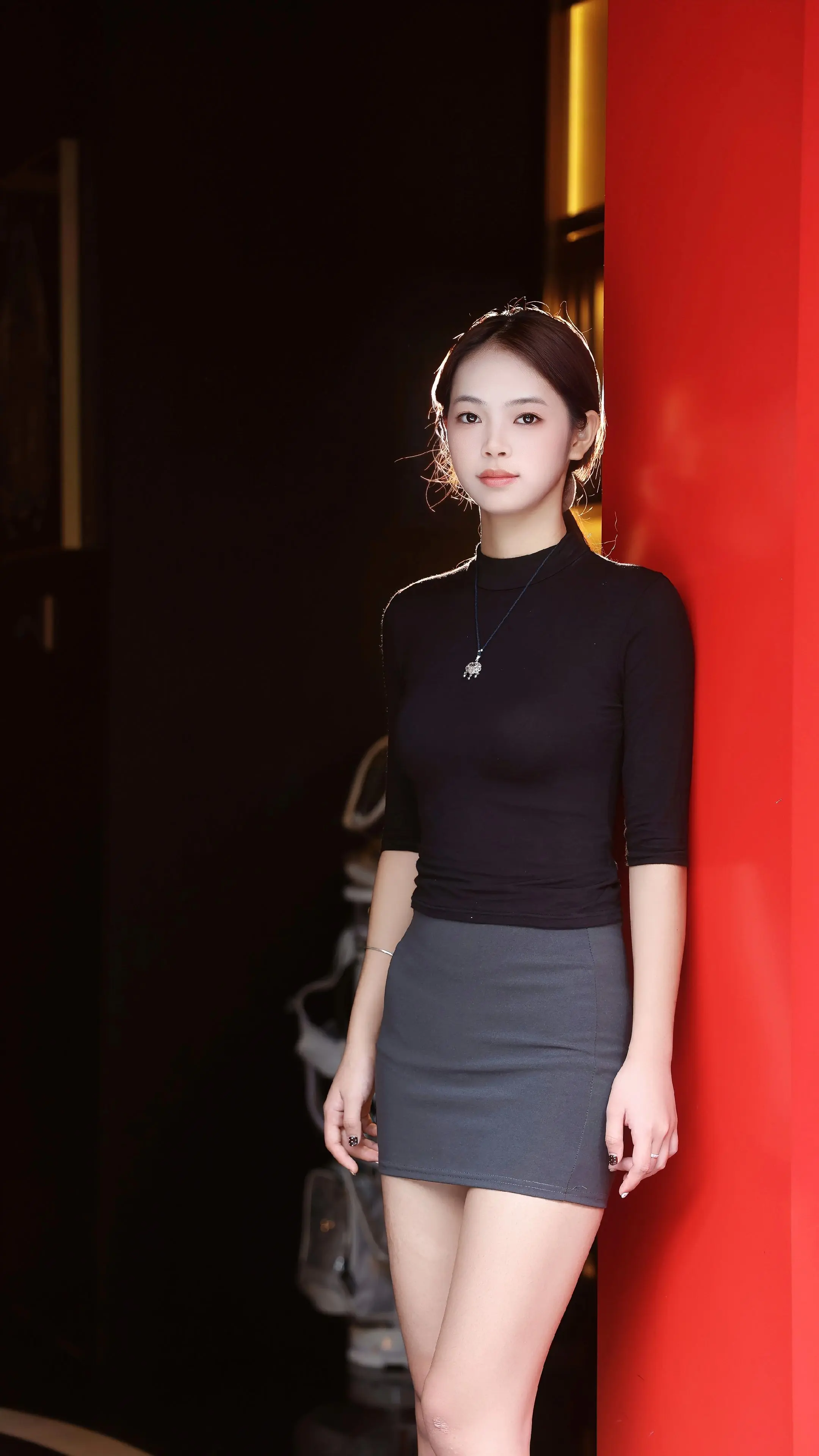 黑色系御姐穿搭 显瘦显腿长穿搭 御姐风穿搭