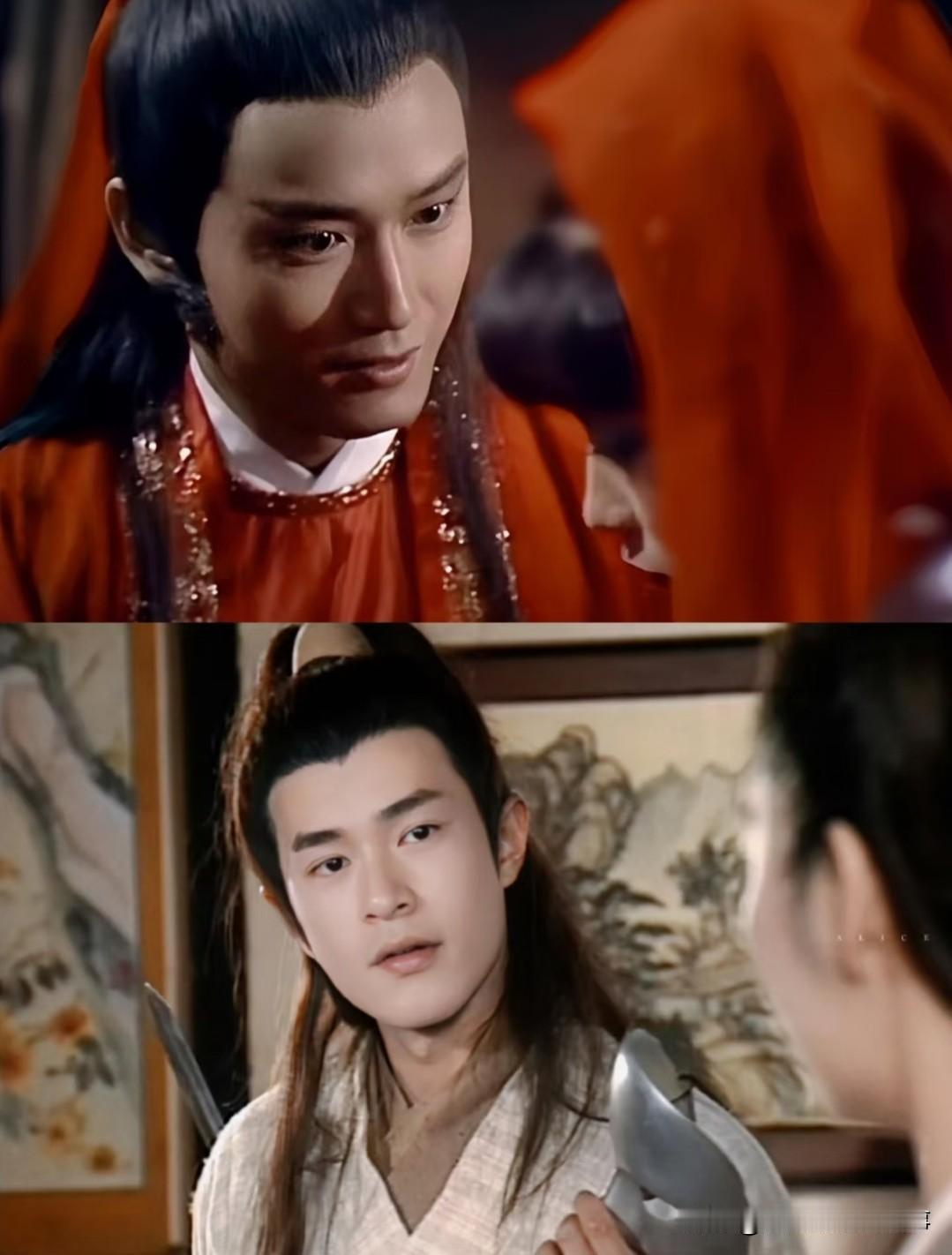 同样的帅，气质天差地别！苗侨伟的杨康是王府养出来的矜贵，古天乐的杨过是民间磨出来