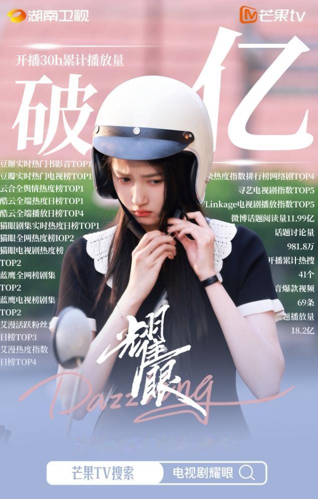 关晓彤《耀眼》全集有广！这是关晓彤第一部全集有广的电视剧，但是芒果的全集有广含