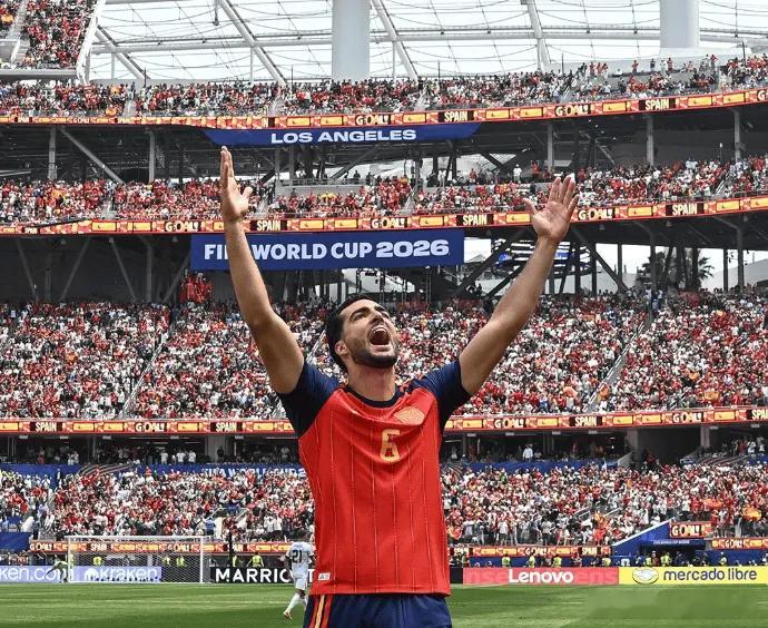 西班牙FIFA实时排名升至第2位，阿根廷滑落至第3位世界杯1/4决赛，西班牙2-