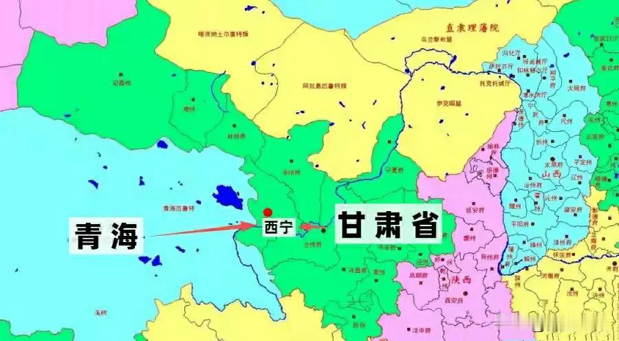 西宁明明是甘肃的，为何会被划去青海省给人家当起了省会？甘肃和青海这两个省是紧紧