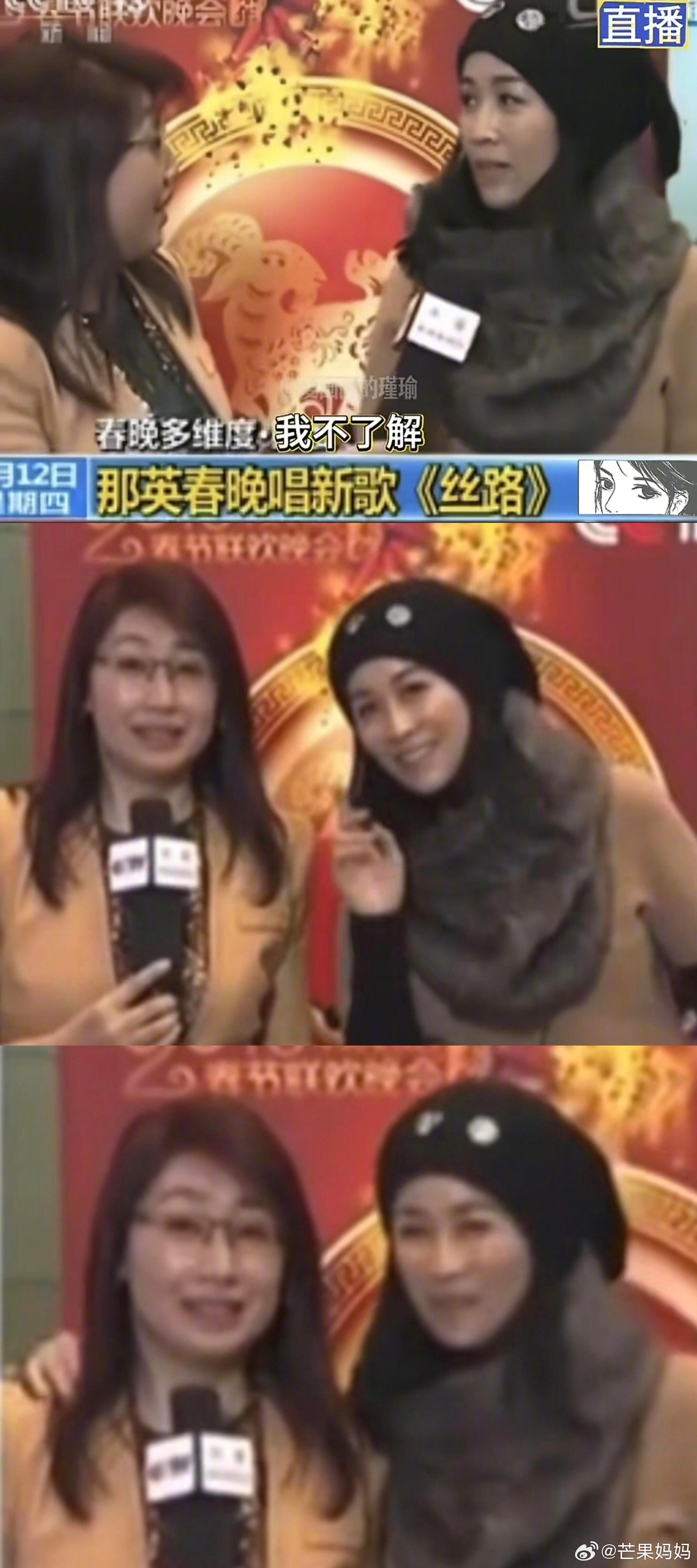 那英华晨宇，声鸣远扬两位魔丸导师其实在早年春晚采访时就初见端倪了[doge]​​​