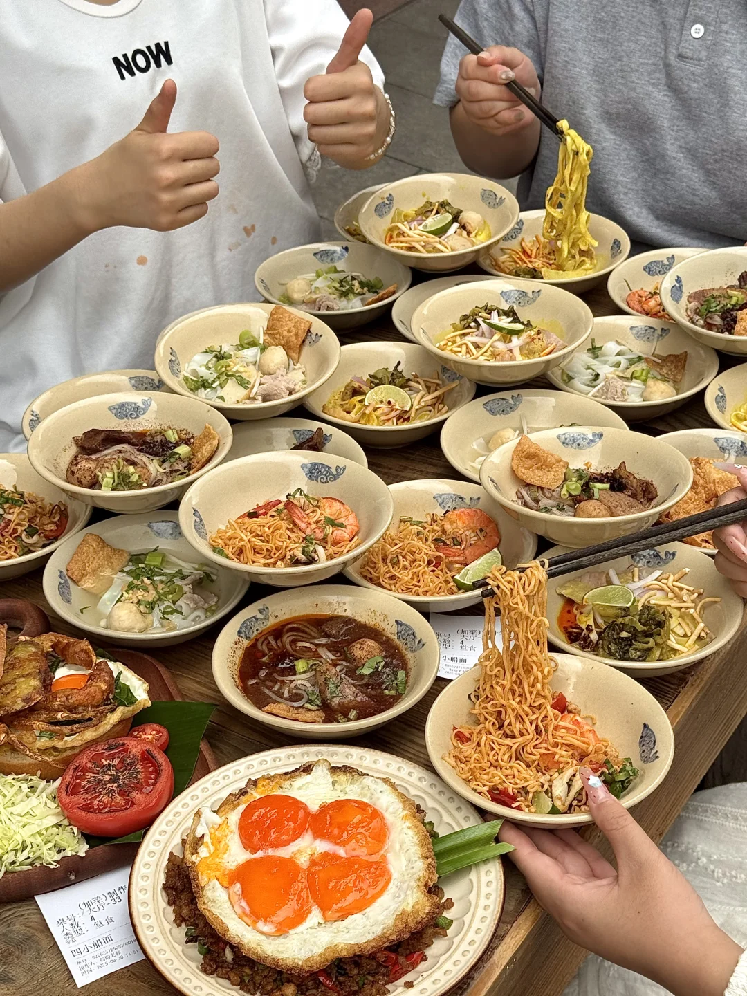 杭州开了！！曼谷同款小碗船面🍜好好吃啊。。