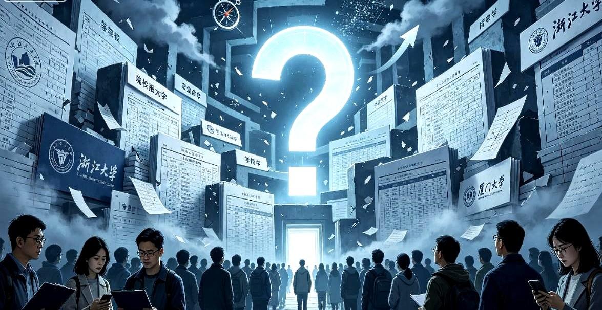今年高考填志愿，成了一门玄学。那个往常给普通家庭划重点的男人今年交了白卷，习惯