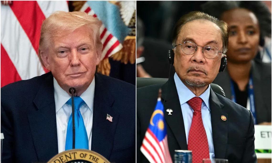 7月31日，美国总统特朗普和马来西亚总理安瓦尔举行了电话会谈。其中最主要的一个消