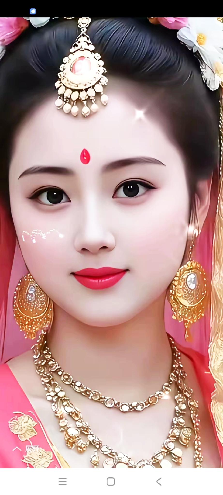 古典美人，红妆金饰，惊艳时光！