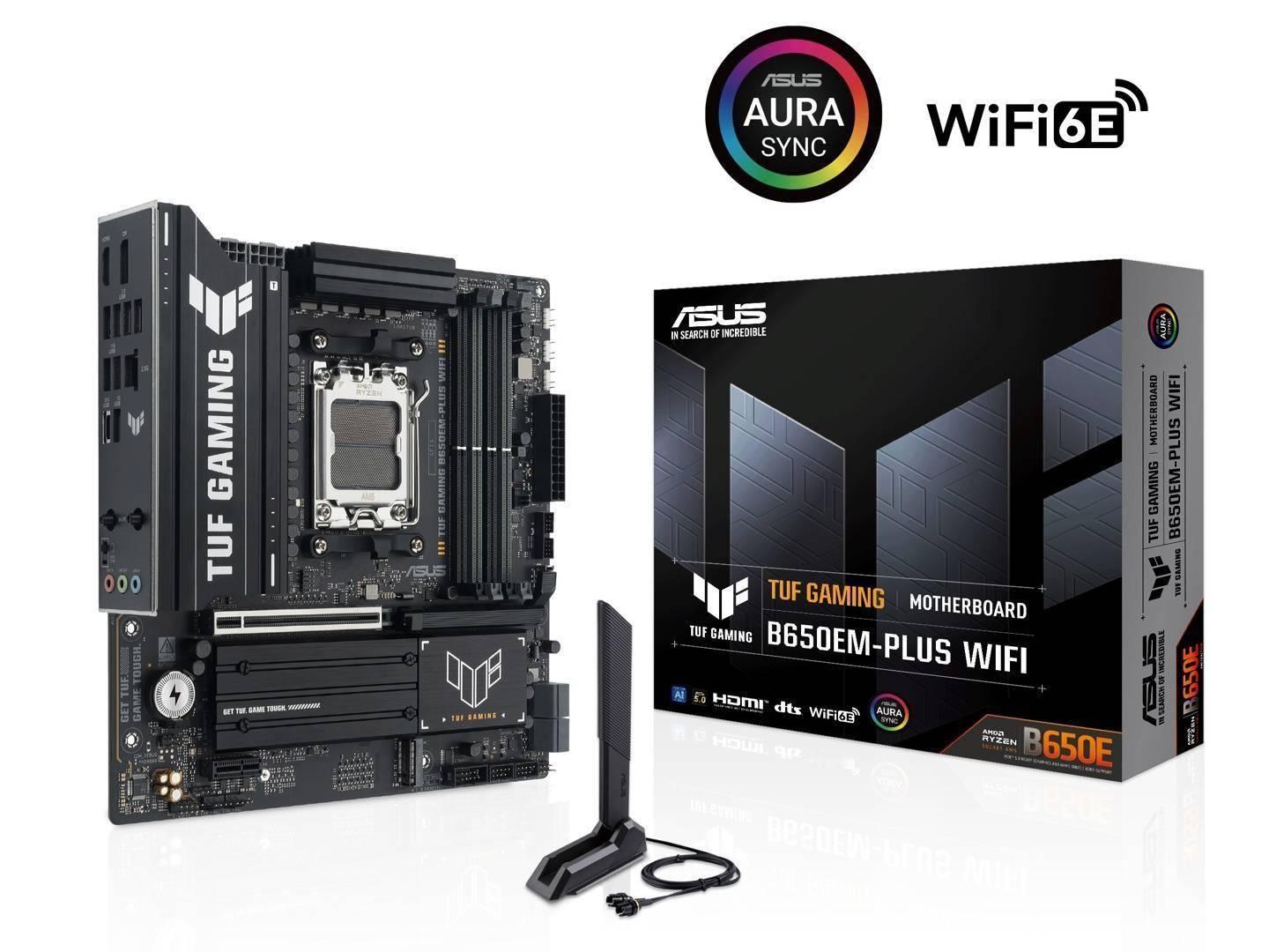 华硕TUFGAMINGB650EM-PLUSWIFI主板上市，单槽显卡设计