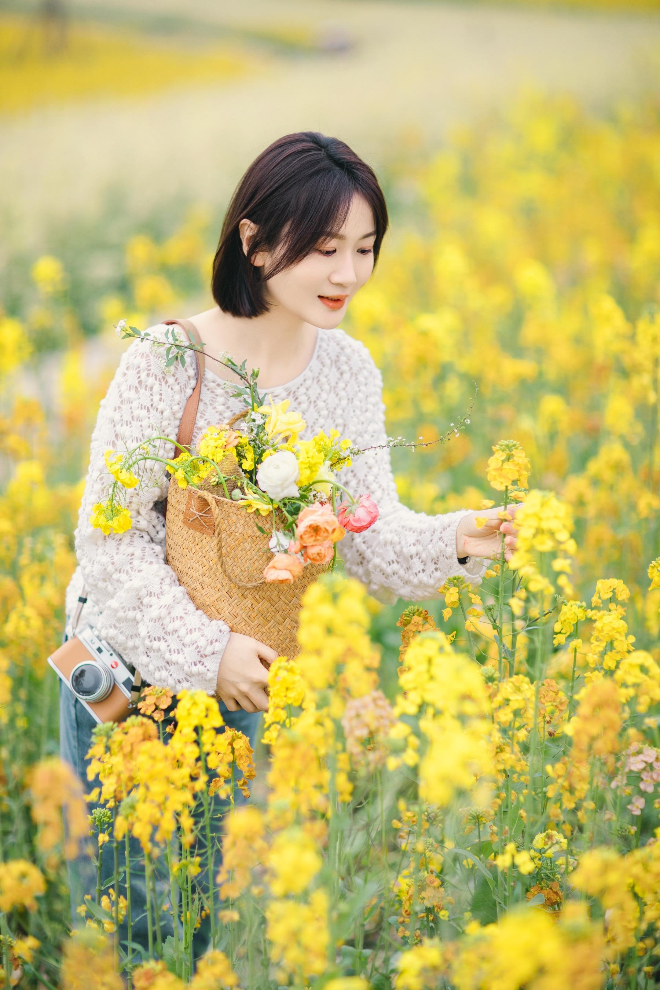 接下来就是彩色油菜花盛开啦🌼🌼。