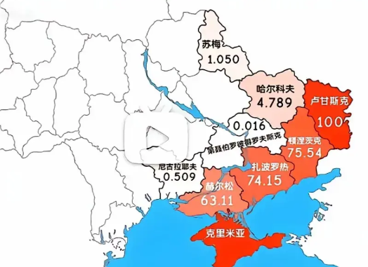 随着乌东四州和克里米亚慢慢落入到俄罗斯的控制之中，乌克兰比较富裕的地方也被俄罗斯