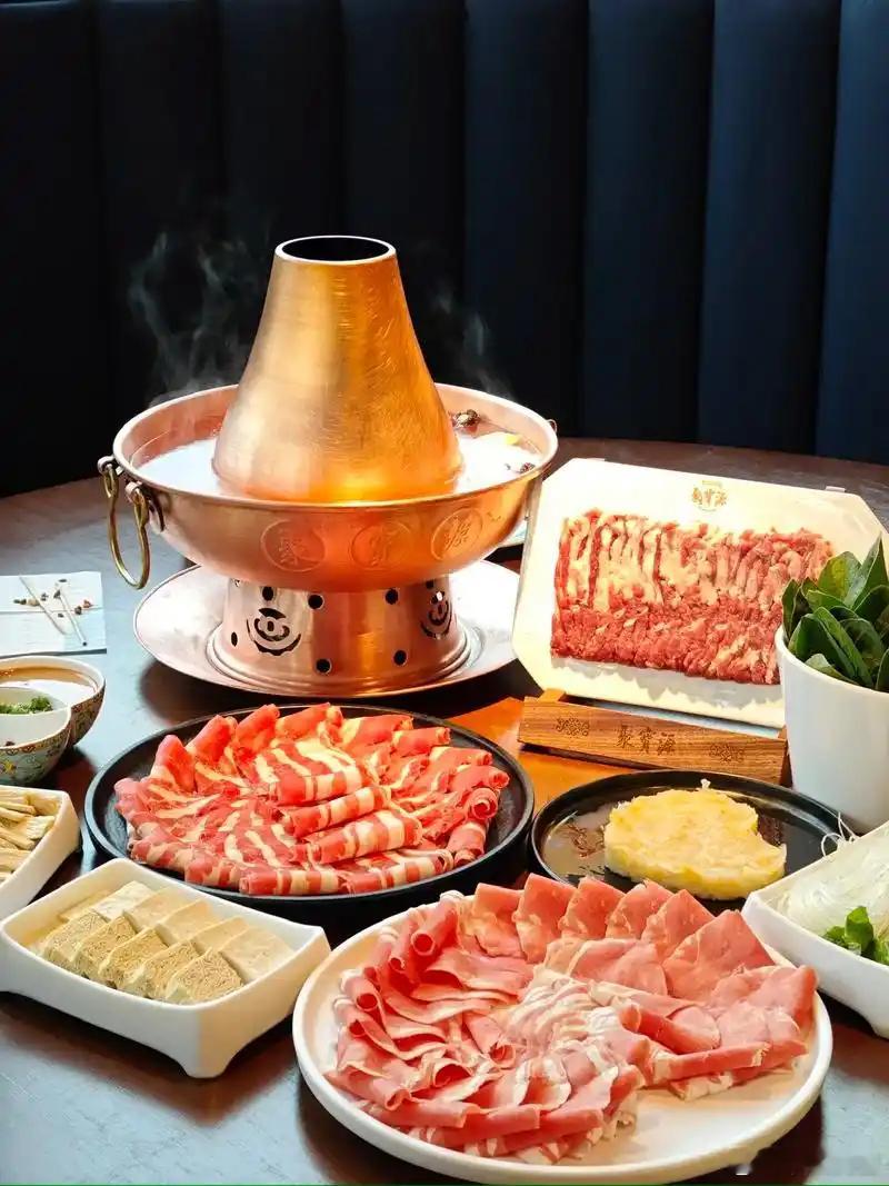 外国神秘大佬来北京吃火锅[doge]火锅那可真是太棒了，除了铜锅还有四川辣锅和