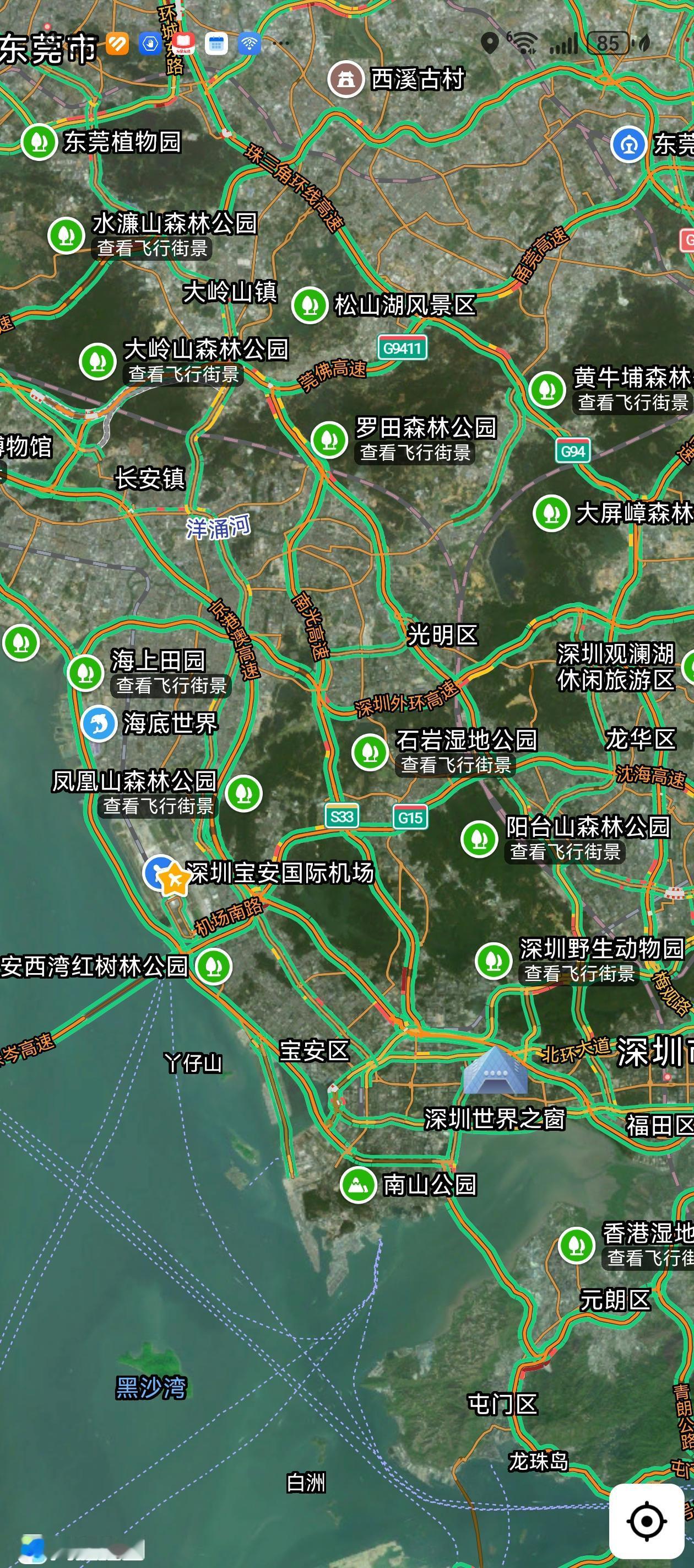 其实，我不太愿意选择深圳机场，不是因为深圳机场不好，实在是担心过东莞的高速公路堵