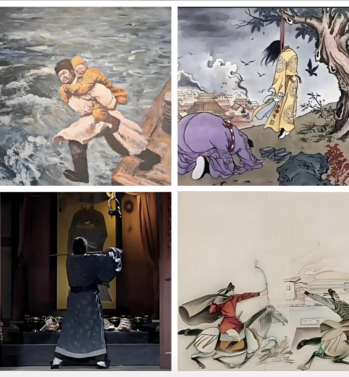 中国历史上著名的四大事件。 先从南宋末年说起，公元1279年，广东新会那场惊