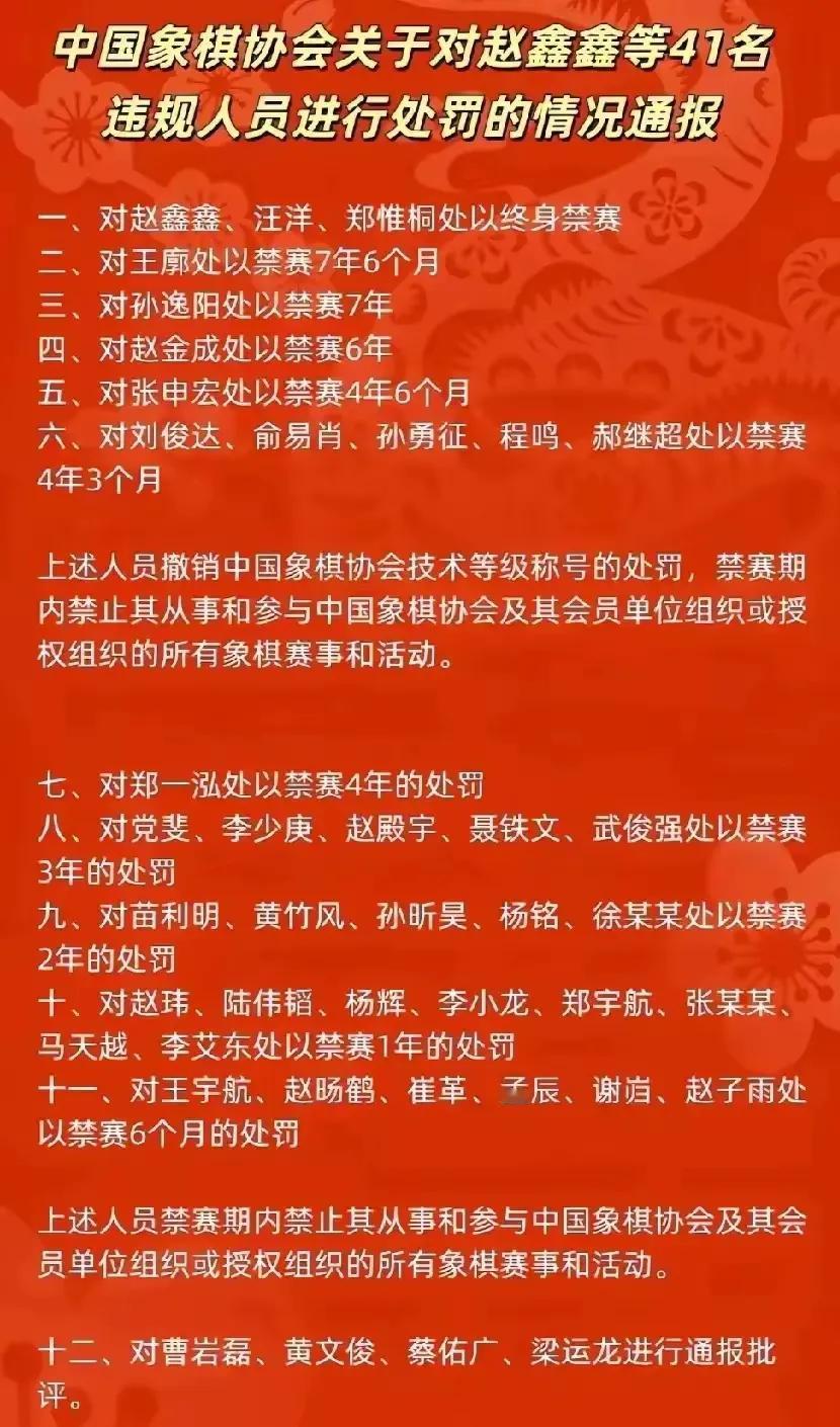 中国内卷到如此程度，一个象棋协会都发生违规被禁赛，又不是奥赛拿奖保送，只是一个荣