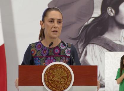 墨总统回应对华加税：正向中方解释，不想发生冲突11日，墨西哥总统辛鲍姆在新闻
