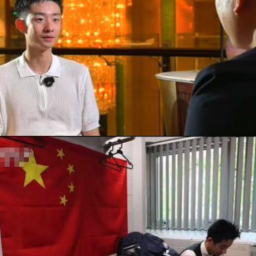 这下子实锤了！吴宜泽在接受央视体育新闻采访时，主持人问到，背靠着五星红旗去比赛，