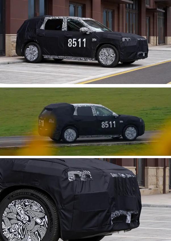 极氪8X伪装谍照曝光定价预计40万起日前，极氪8X伪装谍照曝光，新车基于浩瀚