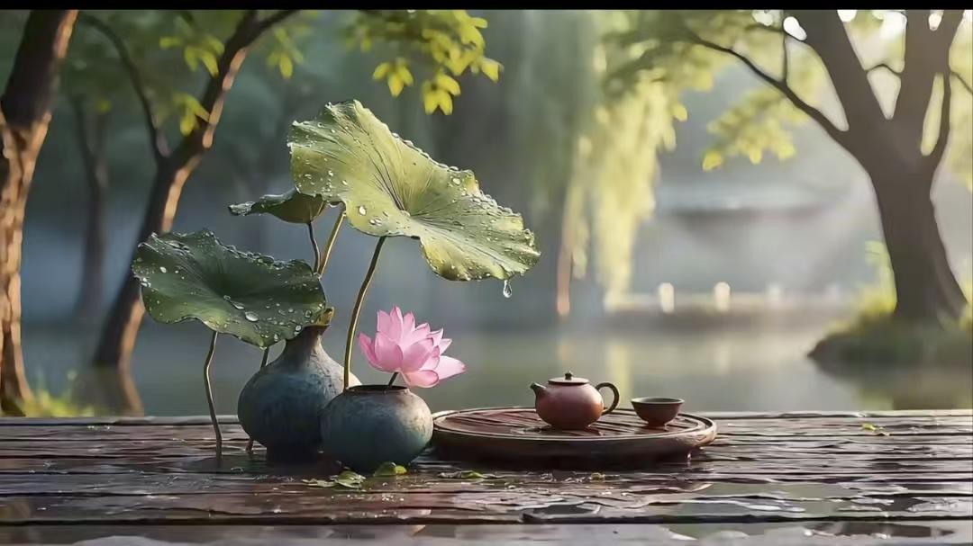 金字经·自在行世随荣枯，心宽守一隅。身健平安慰故知。舒，岁长相伴依。清