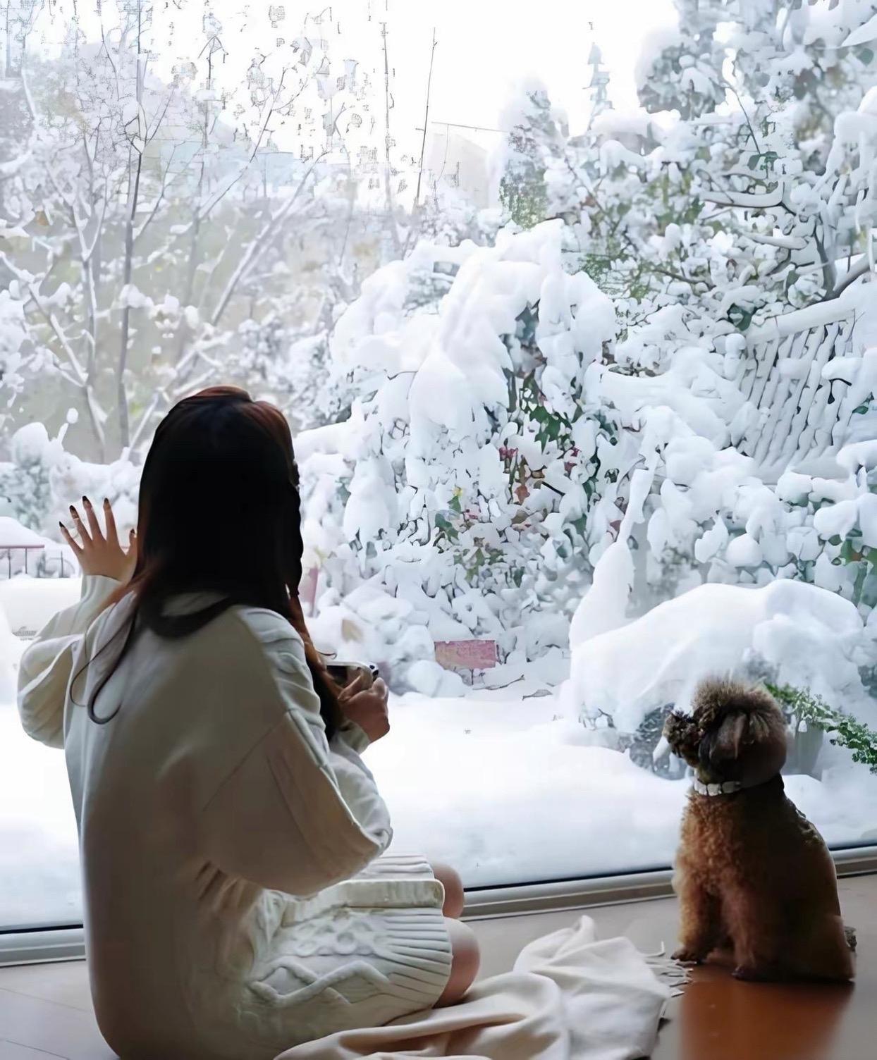 刷到一个姑娘揣着攒了许久的钱，咬牙买下一件2600块的厚羽绒服，为的就是能在冰天