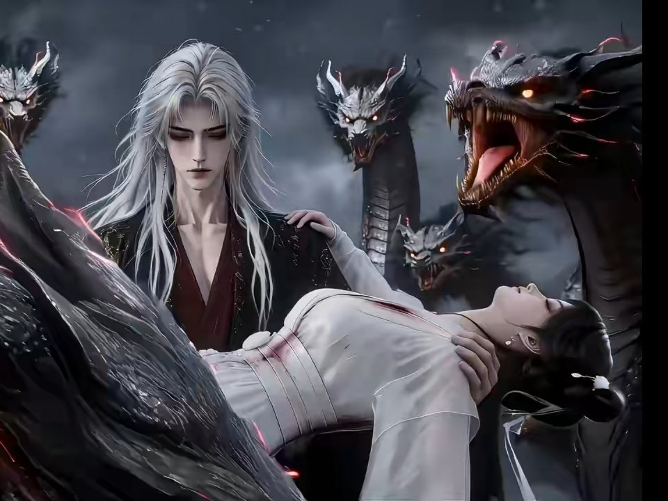 听说我死后成了反派白月光第一季～第五季推荐指数⭐⭐⭐⭐AI漫剧，已完结，好像还有番外第一季开头就蛮能