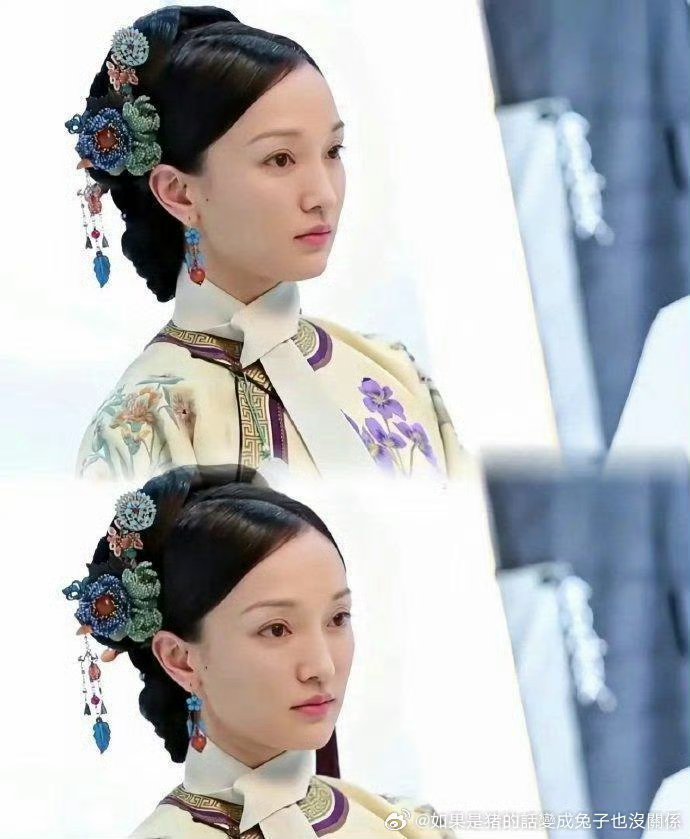 当年周迅拍如懿传据说一开始是这个状态，后来播出为什么却改妆了？