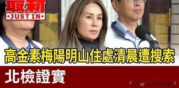 突发！高金素梅办公室2月10日早晨被搜查。据报道，高金素梅的幕僚证实此事，简