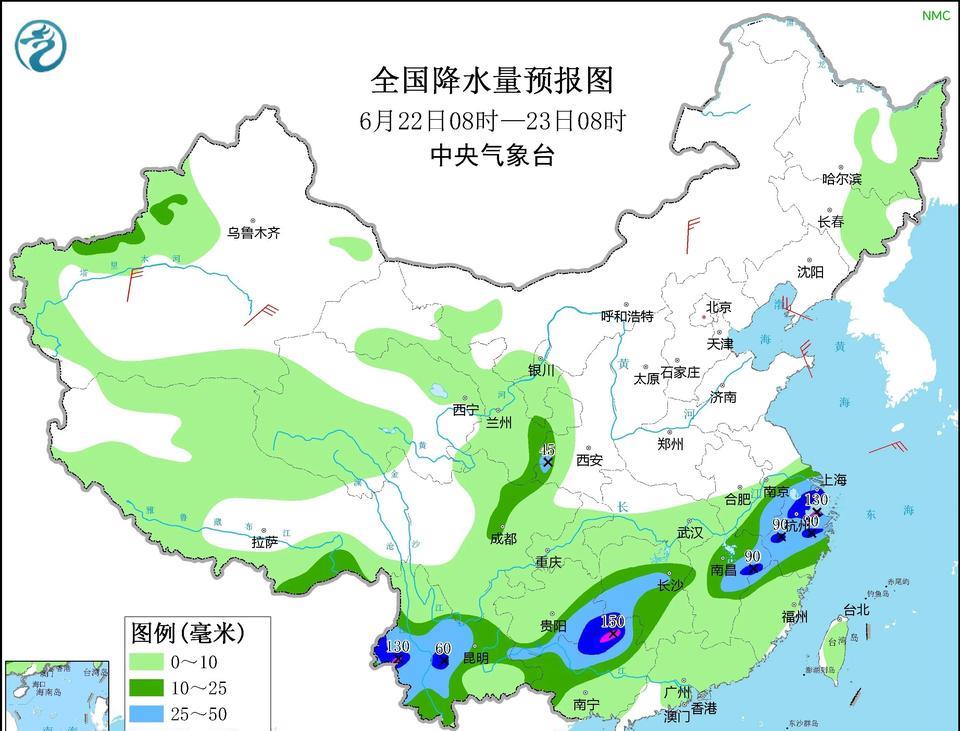 雨带南压到底再来一次大北跳，如同弹簧一般今明两天，降水集中在长江以南至南岭以北区