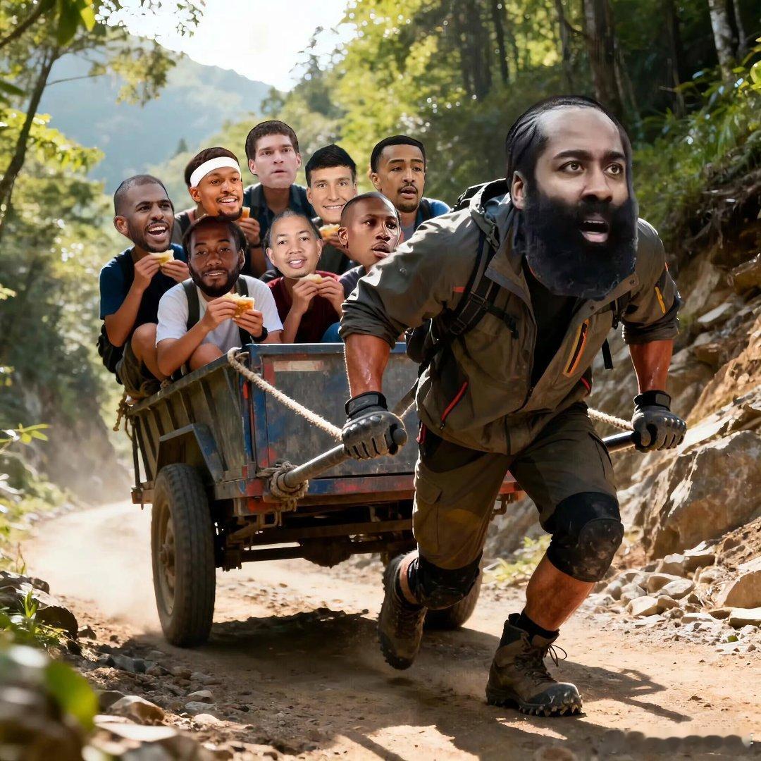 哈登又意难平了……快船记者FarbodEsnaashari发推：“打完24场比