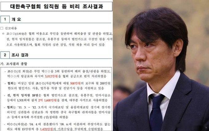 韩国被曝性贿赂3名中国足协人士查阅获得的审计报告可知，在2012年2月的亚洲杯预