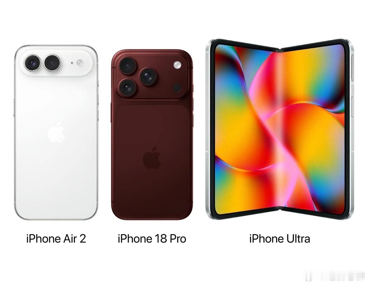 下一代iPhone系列，基本就这样了吧！估计折叠屏会卖爆。