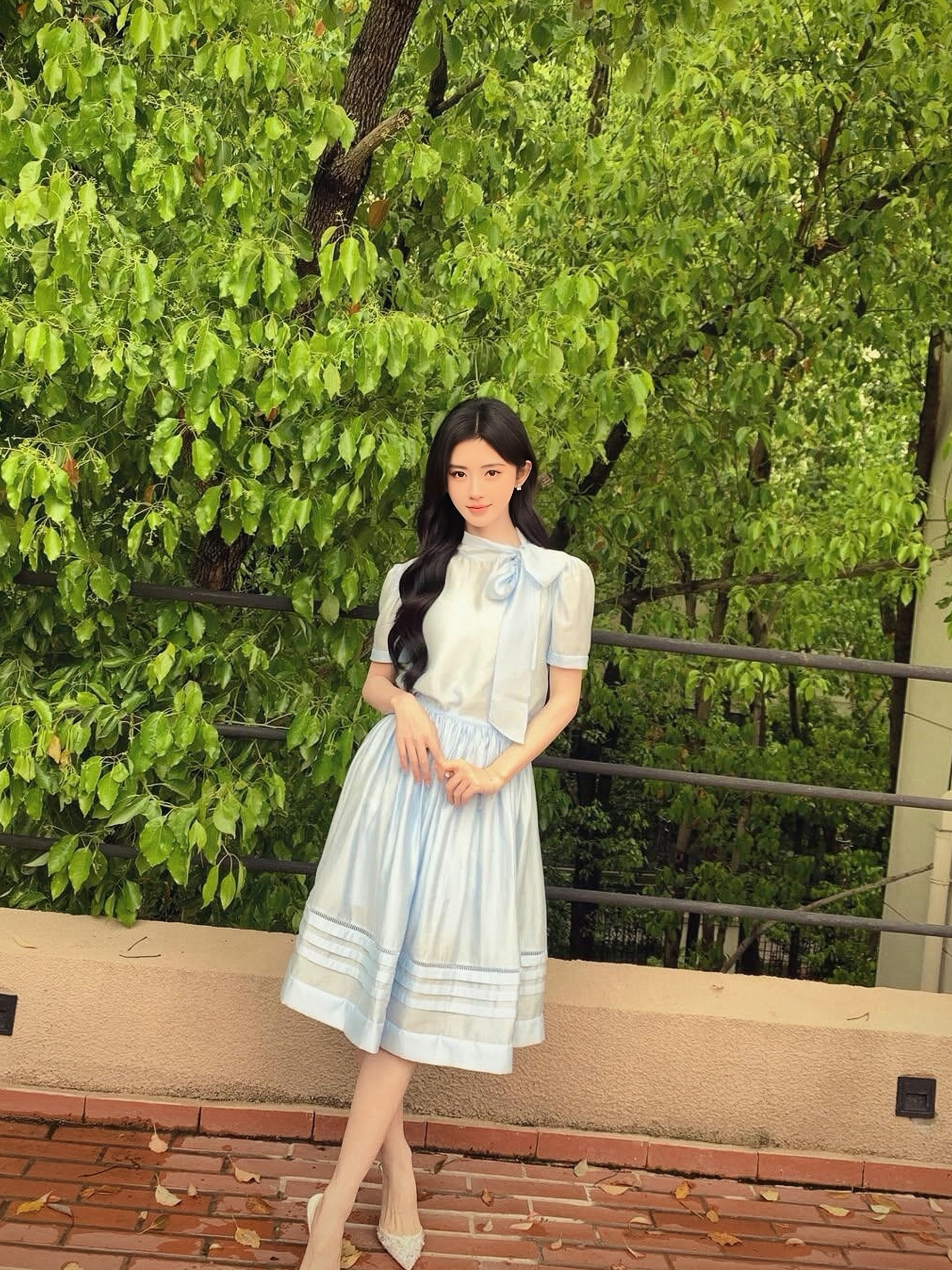 鞠婧祎ins更新🩵