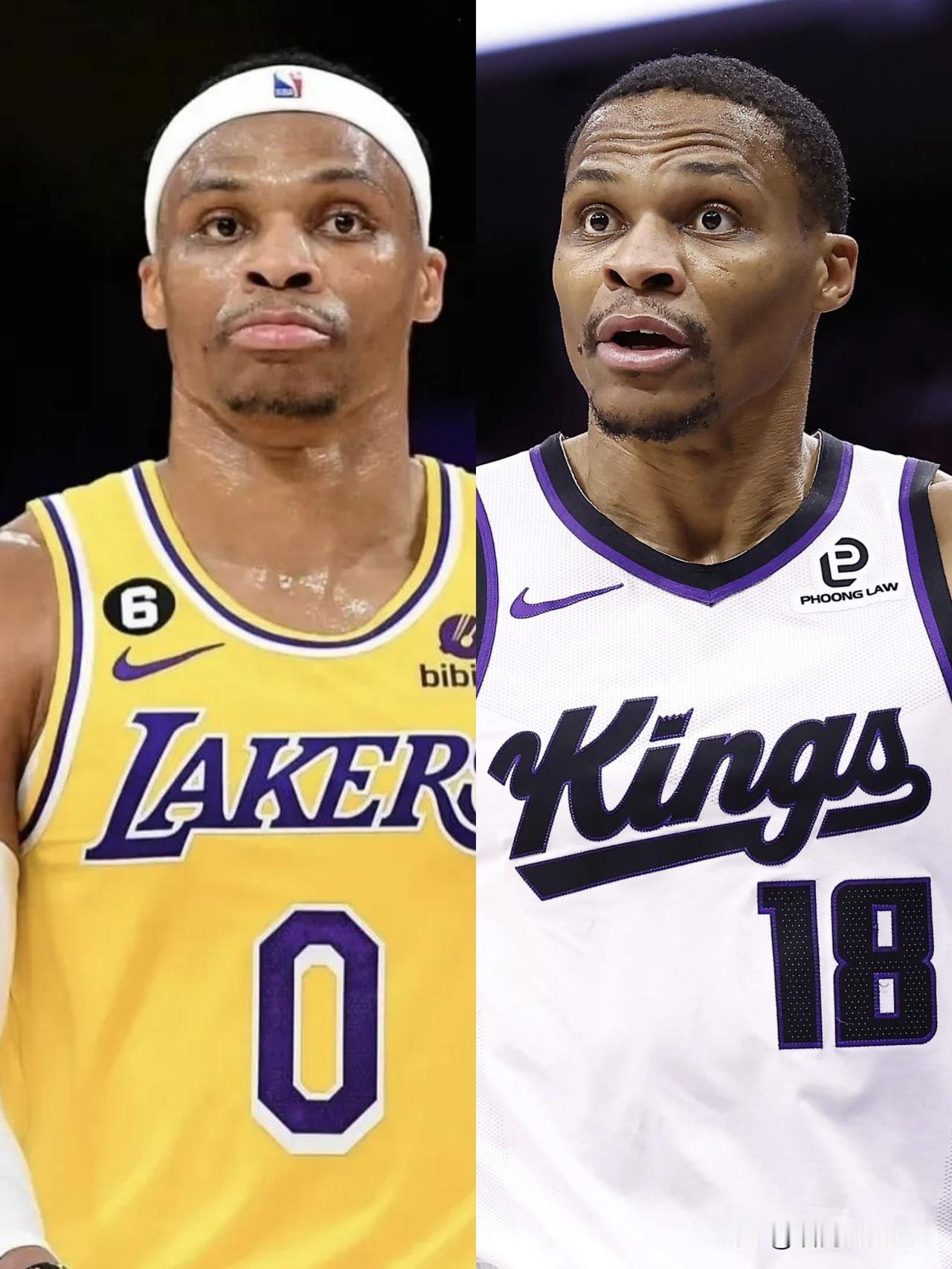 不可思议啊，国王队的维斯布鲁克，和4年前在湖人相比，实力没有下降！37岁威少