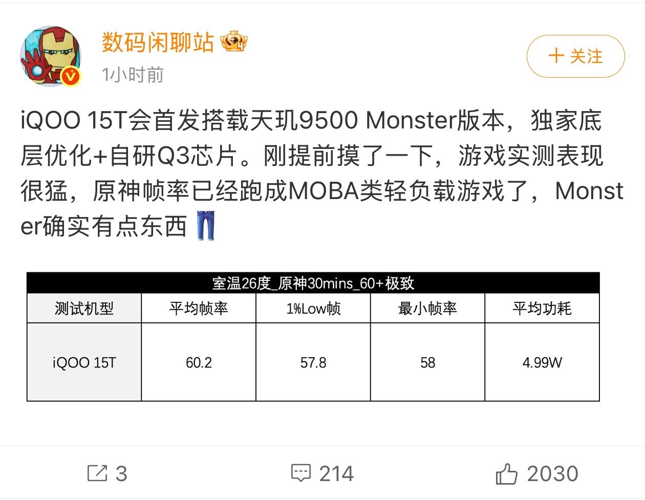 iQOO15T太强了！这次会首发联发科天玑9500Monster版旗舰芯片，