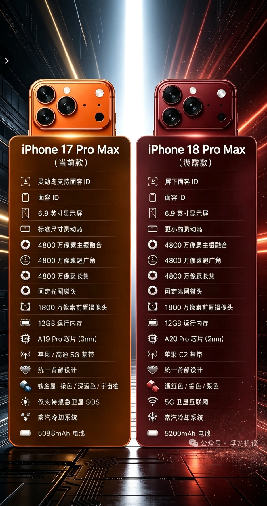 iPhone18ProMax爆料｜对比17ProMax升级在哪🔥网传iPhone18ProMax详