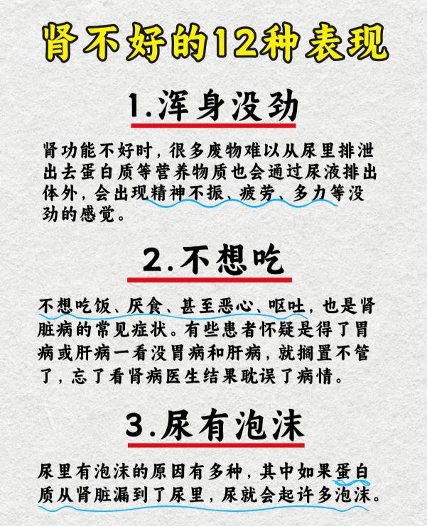 肾脏亏虚的12个信号，早看早调理