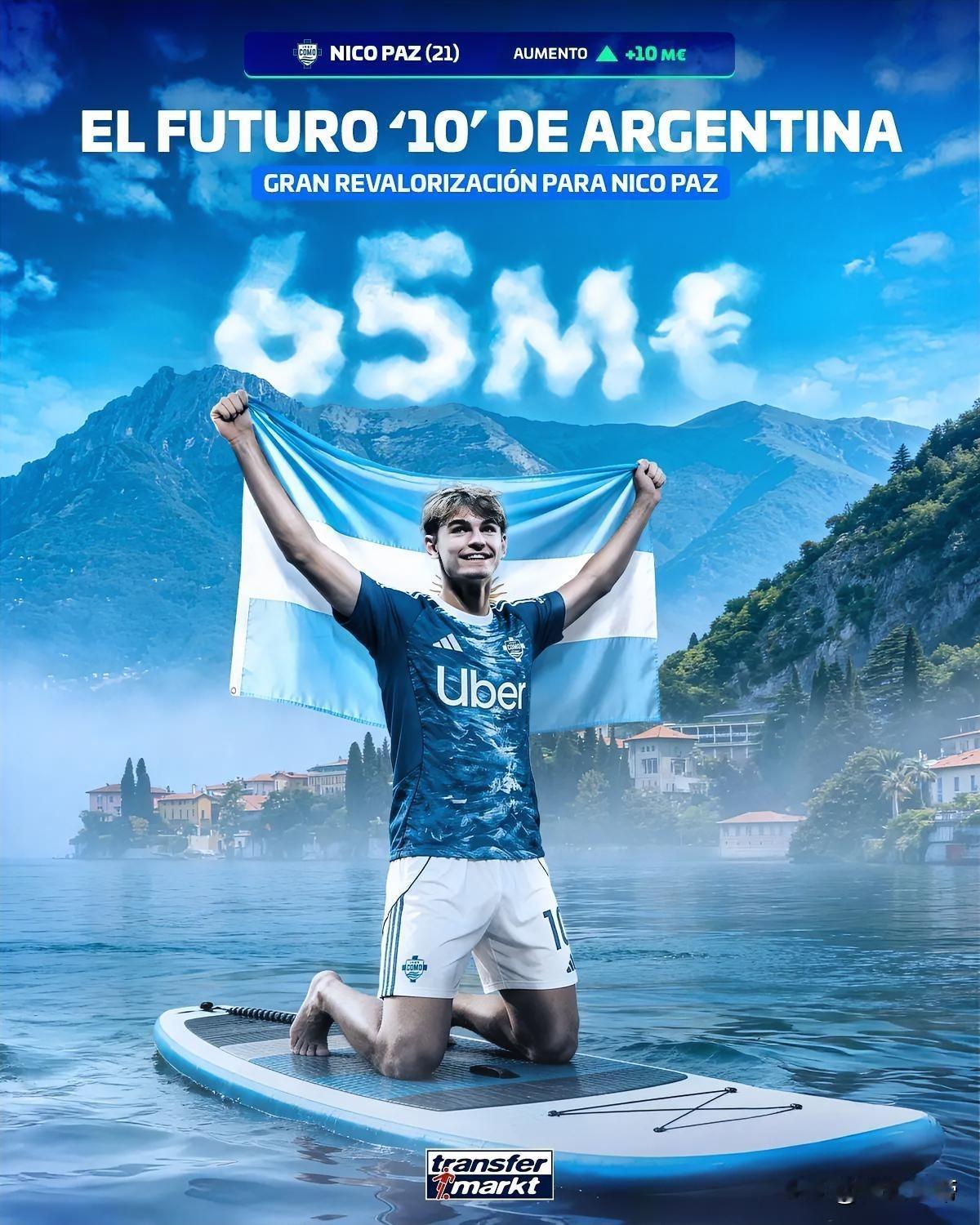 皇马要笑醒了，21岁的尼科·帕斯身价继续上涨至6500万欧元!刚刚，《德国转