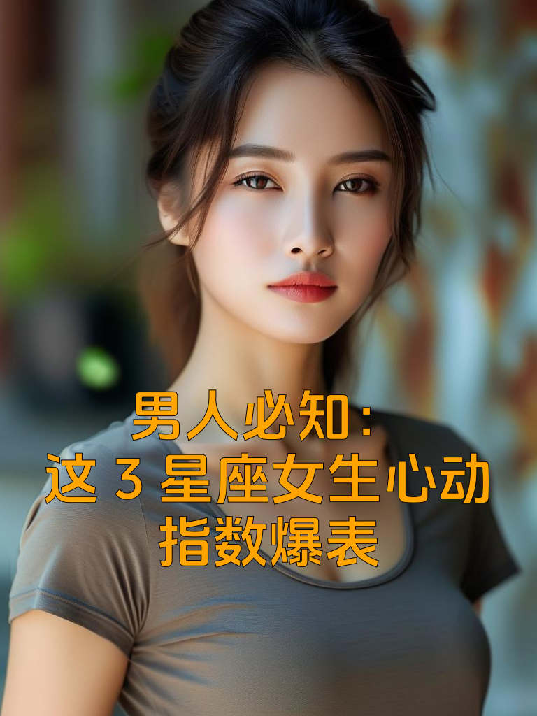 男人必知：这3星座女生心动指数爆表