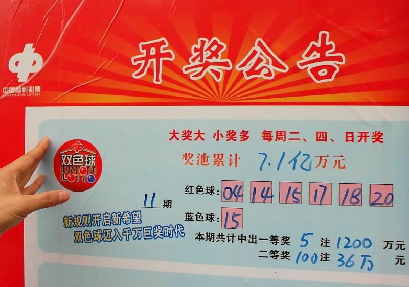 从1997年买到现在，福利彩票最大中过200元体育彩票最大中过900元我