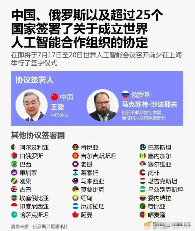 未来确实是考验我们组群和带领群组发展的能力。中国带领25个国家成立了世界人工