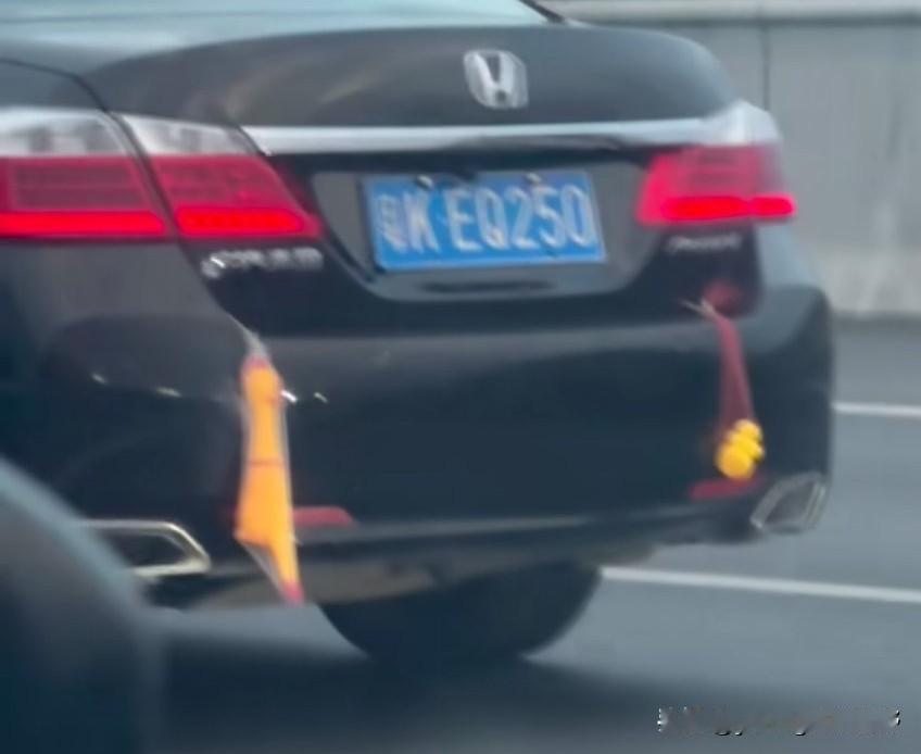 茂名车主们真是太有才了。茂名车主们不仅可以开出天上飞机，地下粤K的名号，也可以在