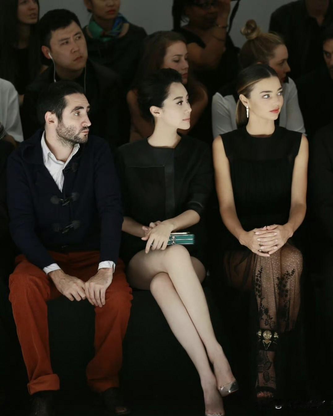 许晴和米兰达可儿同框，许晴好白呀1！