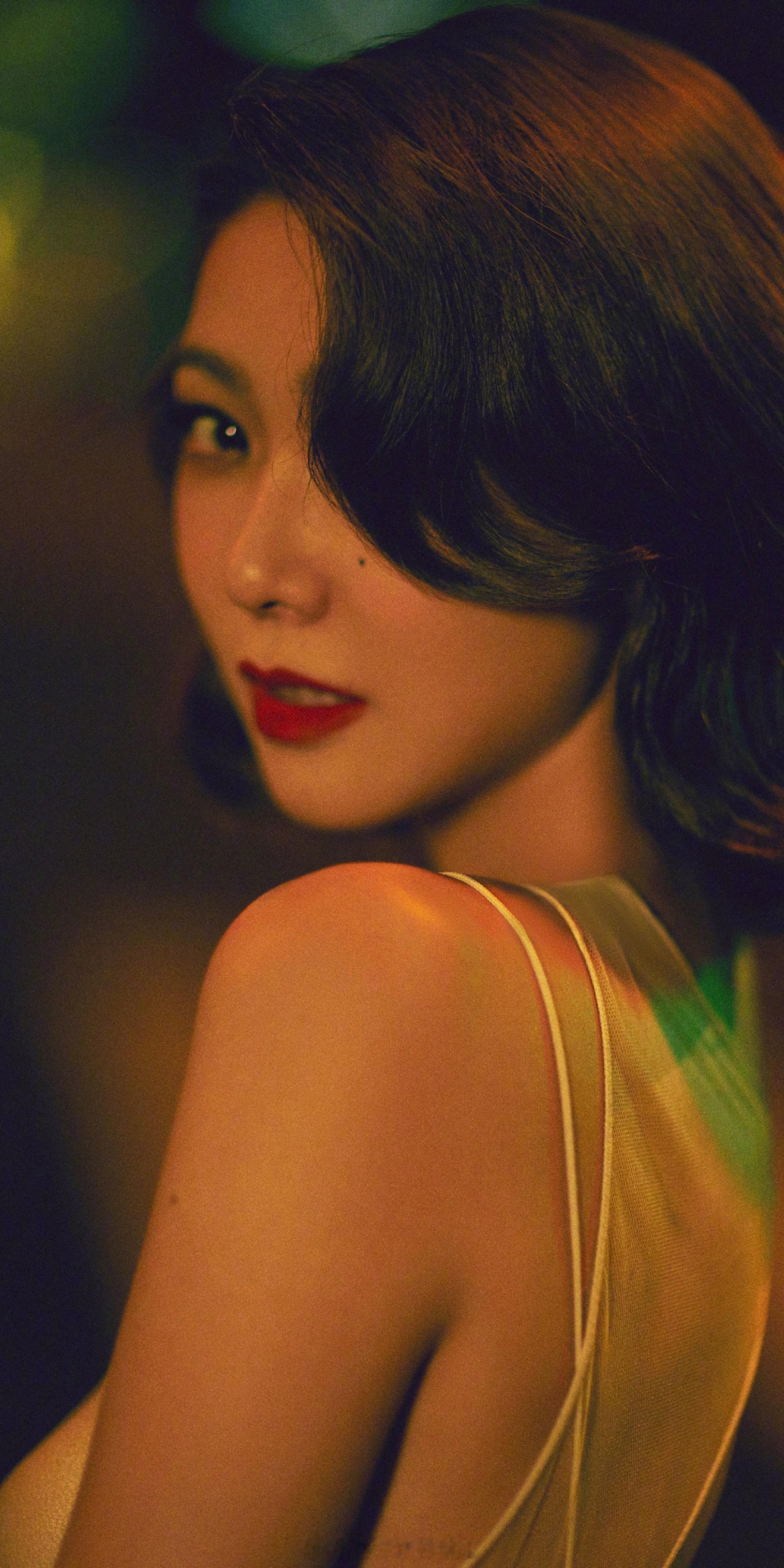 薛凯琪上海夜景写真