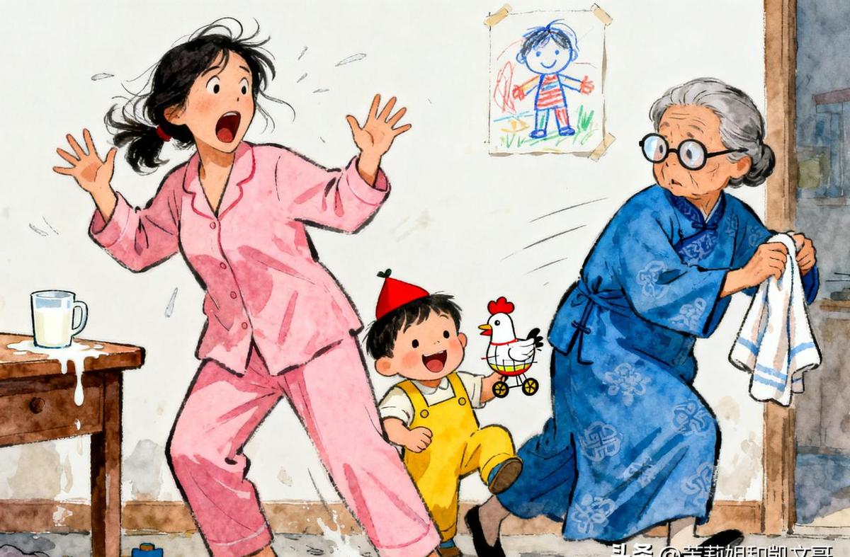 老人带娃，不是帮衬，是替你扛了半辈子的锅。你嫌他惯孩子，他嫌你太较真。两代人